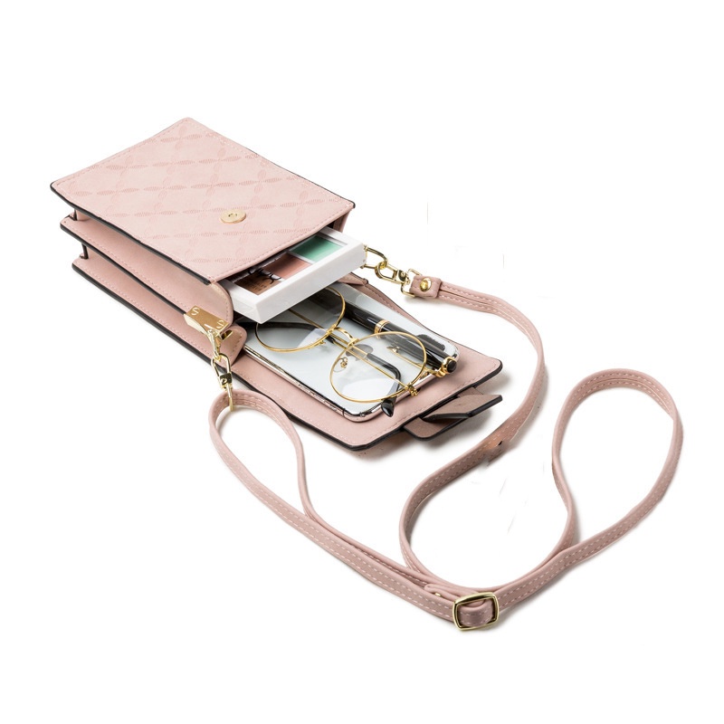 Túi Xách Đeo Vai Thiết Kế Đơn Giản Có Khóa Kiểm Tra Dành Cho Nữ