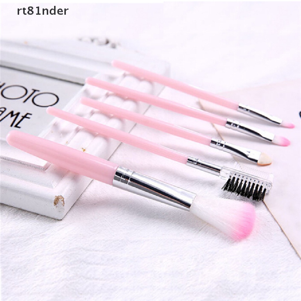 Set 5 Cọ Trang Điểm Mắt Môi Chuyên Nghiệp Cho Nữ