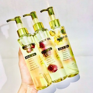 Dầu dưỡng da Body Oil 4% BHA Hoa Khô - Hàng Cao Cấp - Mùi dịu nhẹ - Không bị nhờn rít