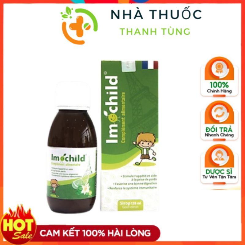 Siro Imochild - Hỗ trợ tăng đề kháng miễn dịch , bổ sung Vitamin , khoảng chất và acid amin , giúp trẻ ăn ngon
