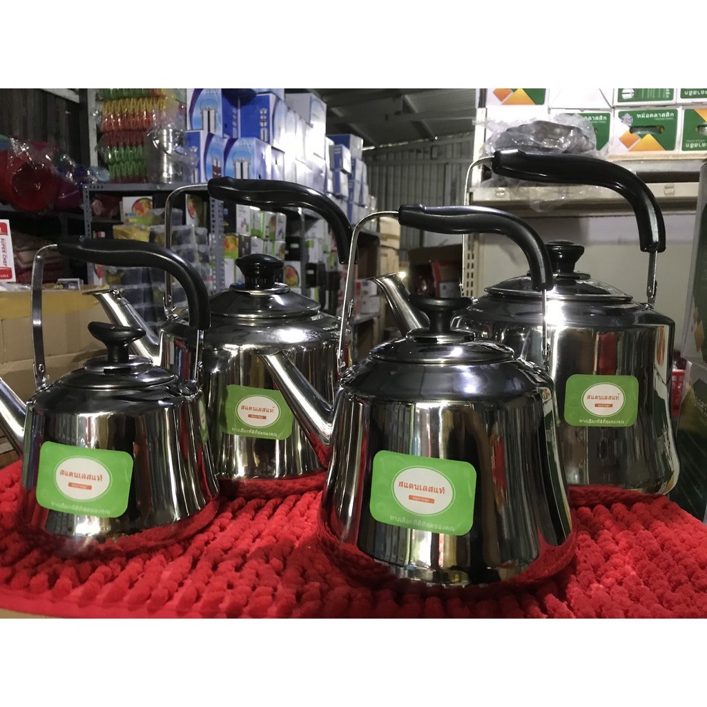 Ấm đun nước inox Thái Lan Chuyên Bếp Từ, Bếp Gas - Dung tích 2L / 3L / 4L / 5L