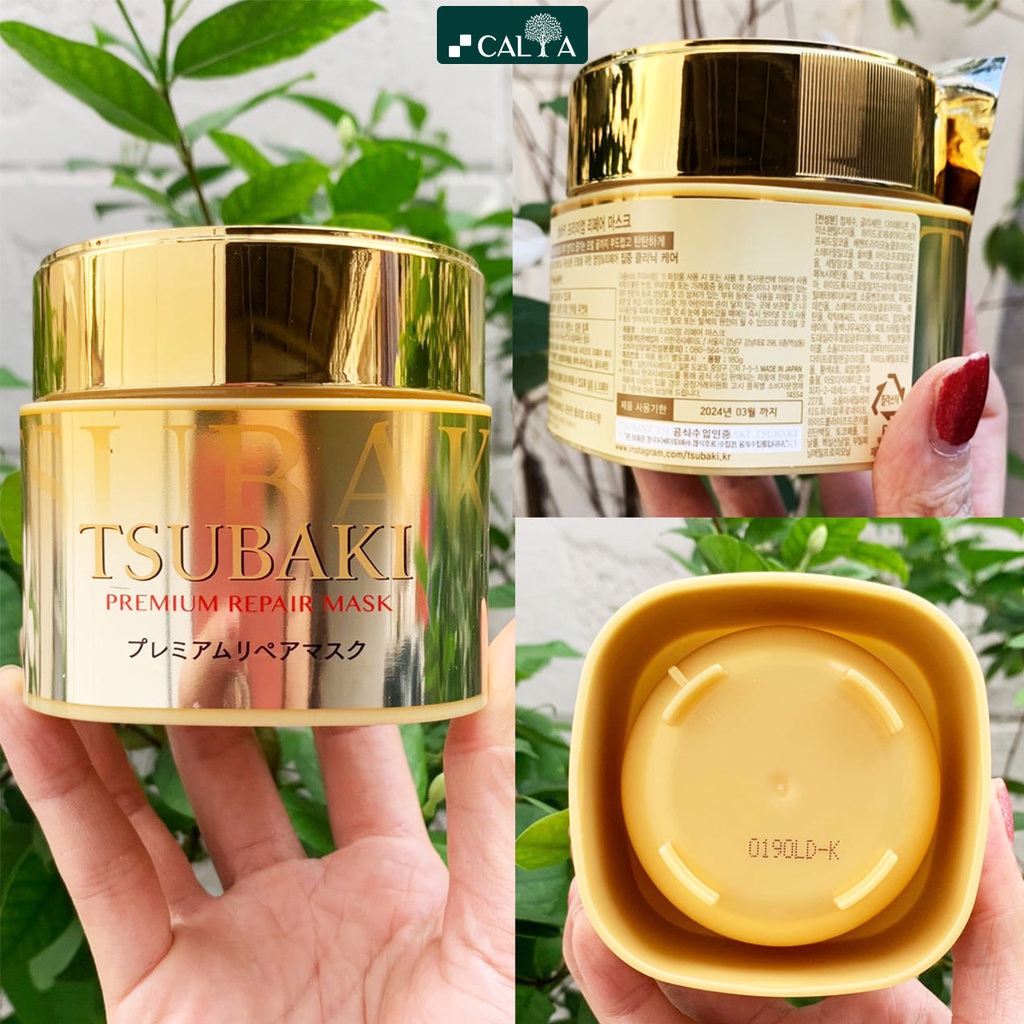 Mặt Nạ Ủ Tóc Tsubaki Cao Cấp Phục Hồi Tóc Hư Tổn, Chẻ Ngọn - Tsubaki Premium Repair Mask 180g