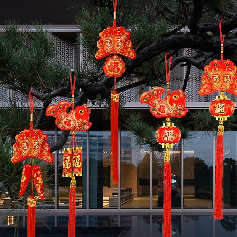 Lồng Đèn Treo Trang Trí Năm Mới Phong Cách Trung Hoa