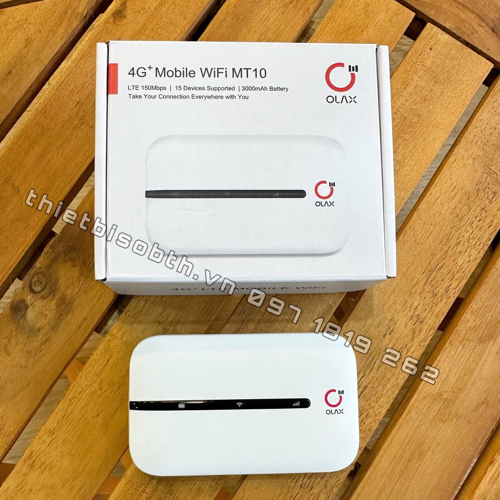 Bộ Phát Wifi Sim 4G Olax. Pin 3000mAh, Tốc độ 150Mbps, Kết Nối 10 Thiết Bị | BigBuy360 - bigbuy360.vn