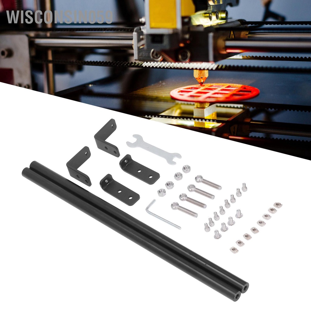 Hỗ trợ Bộ que nâng cấp Tự làm Phụ kiện phận Máy in 3D cho Ender 3 Kích thước 220x220x250mm