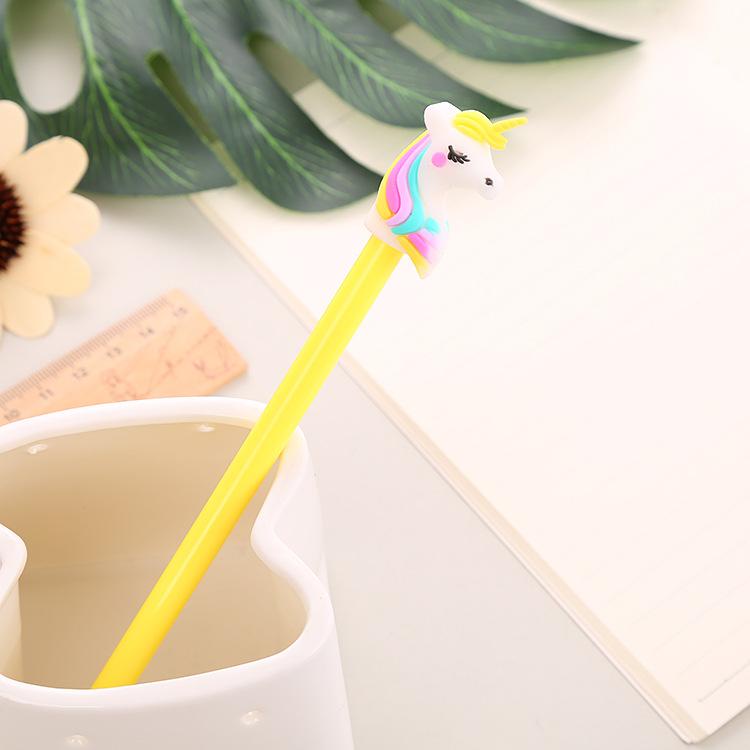 [Có sẵn] Bút bi mực gel đầu ngựa Pony 4 màu dễ thương dành cho mọi lứa tuổi