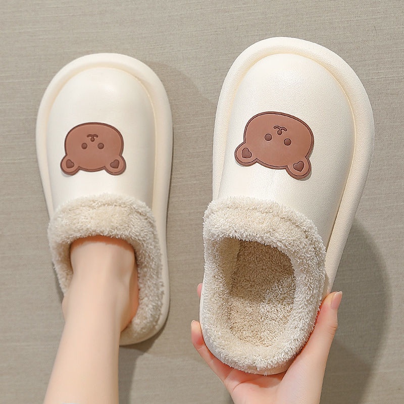 Oeteo Dép Bông Đi Trong Nhà Hình Gấu Đáng Yêu