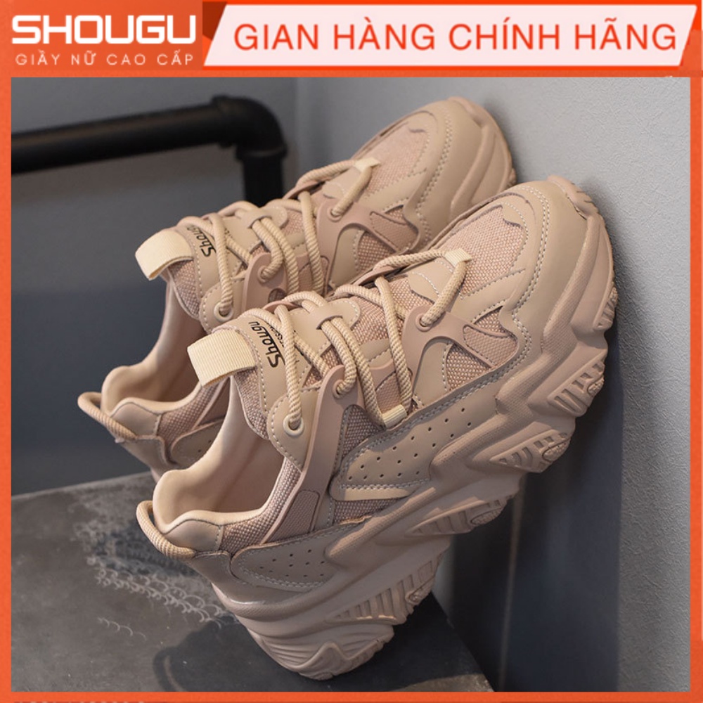Giầy thể thao đế độn nữ (CHÍNH HÃNG SHOUGU) phong cách hàn quốc mới nhất 2022