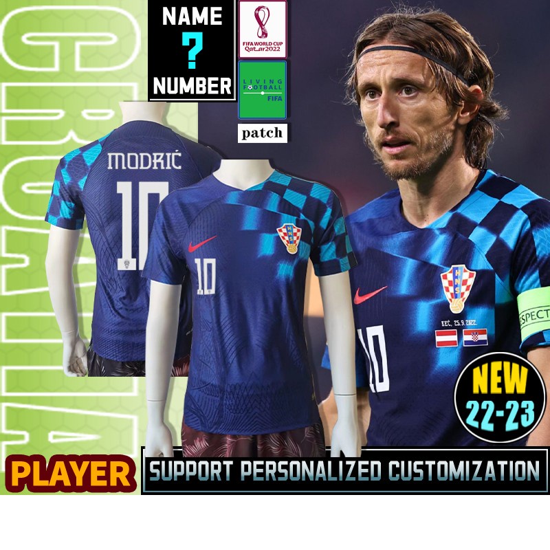 Áo Thun Đá Banh Croatia 2022 Size S-2XL
