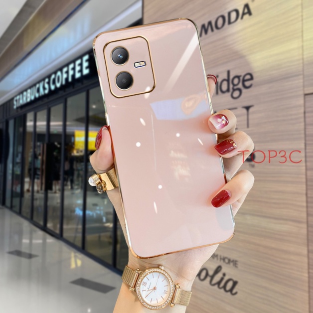 Ốp lưng vivo Y22S Ốp Điện Thoại Viền Thẳng Thời Trang Cho Vivo Y22 Vivo Y22S V25 Y35 V25 Pro Y02S Y15S Y01 Y16 ZB