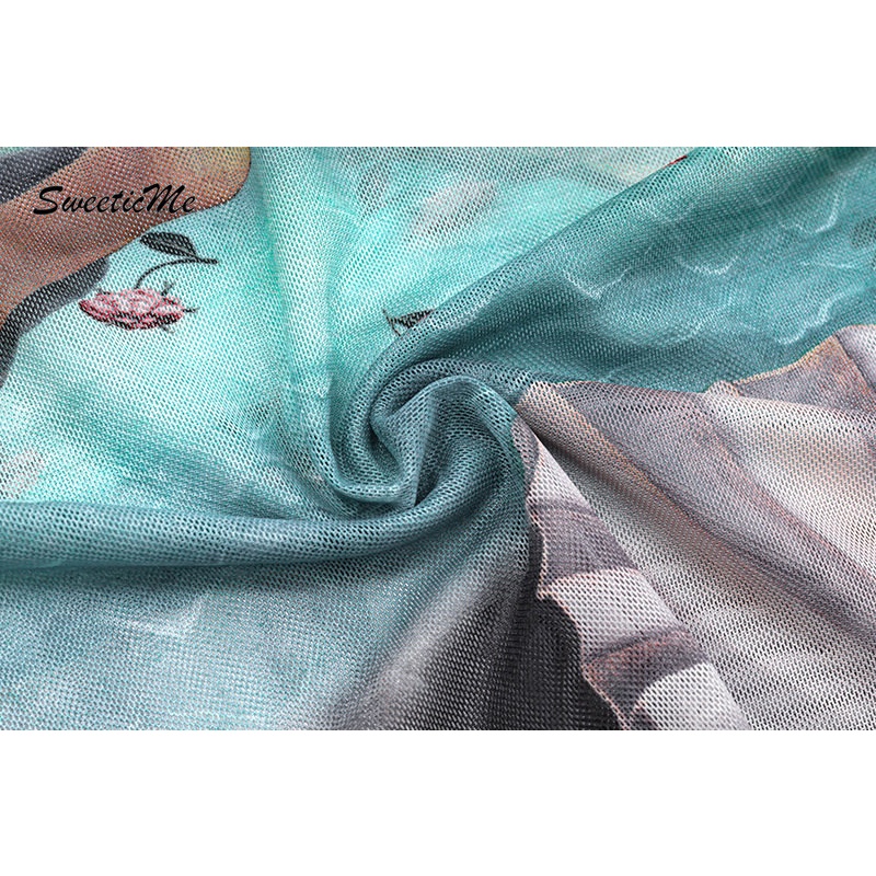 Áo Sát Nách Cổ Tròn Dáng Ôm In Họa Tiết Thời Trang Quyến Rũ Cho Nữ