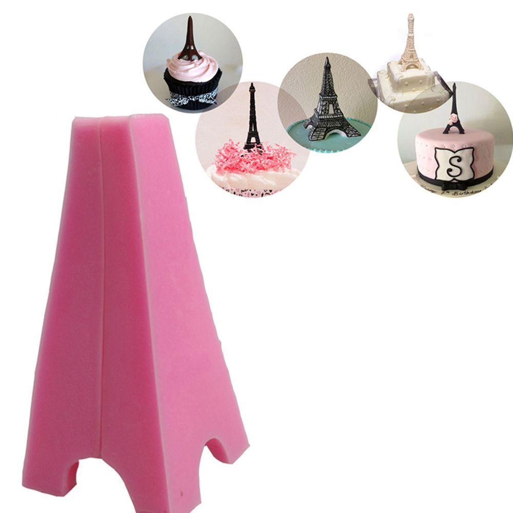 Khuôn Làm Bánh Kẹo Socola Hình Tháp Eiffel 3D Diy