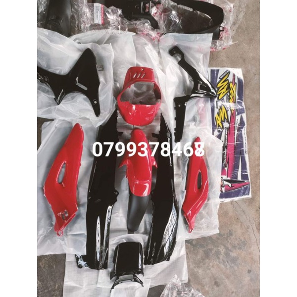 BỘ NHƯA FULL ĐỦ NOVA TENA ĐỜI THẤP MÀU ĐỎ ĐEN