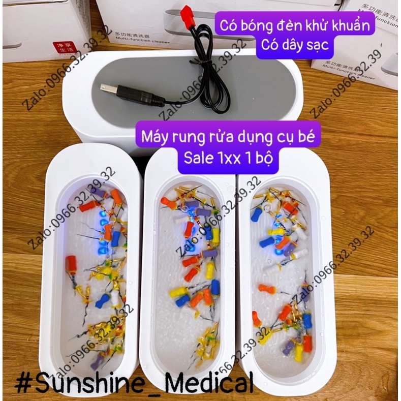 Máy rung nha khoa, máy rung rửa dụng cụ bé