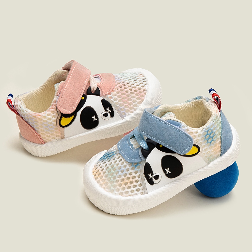 Sandal Cheerful Mario 2022 mớI có khóa dán cho bé chống trơn thoáng khí đế mềm