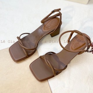 Sandal quai chéo 5cm