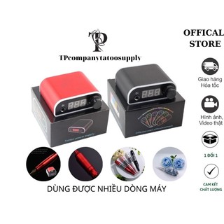 Cục nguồn biến áp (ổn áp) máy phun xăm, Nguồn led máy pen 7 màu xịn ( không cần dùng bàn đạp)