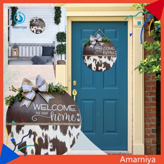 AMAR Fine Workmanship Welcome Sign for Family Christmas Festival Welcome