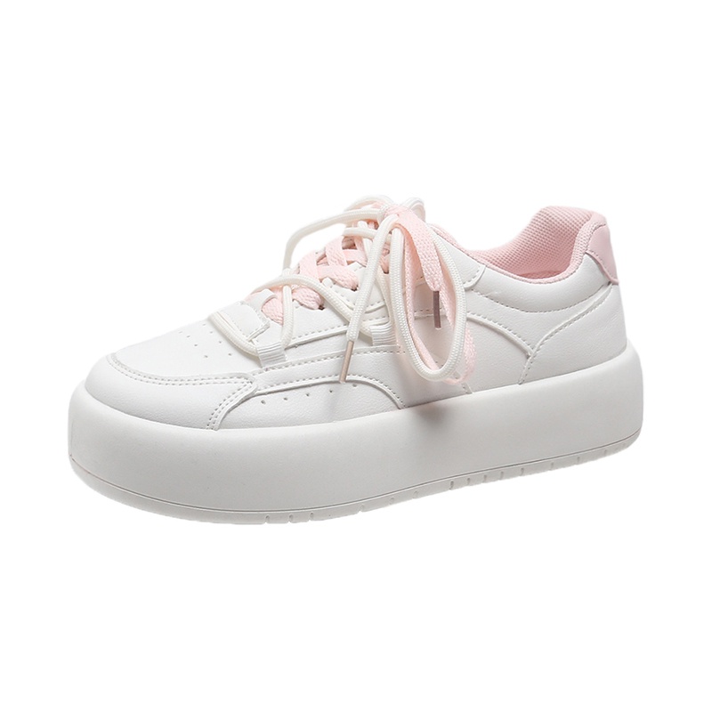 IELGY Giày Sneaker Đế Dày Hai Dây Cột Dây Thời Trang Cho Nữ