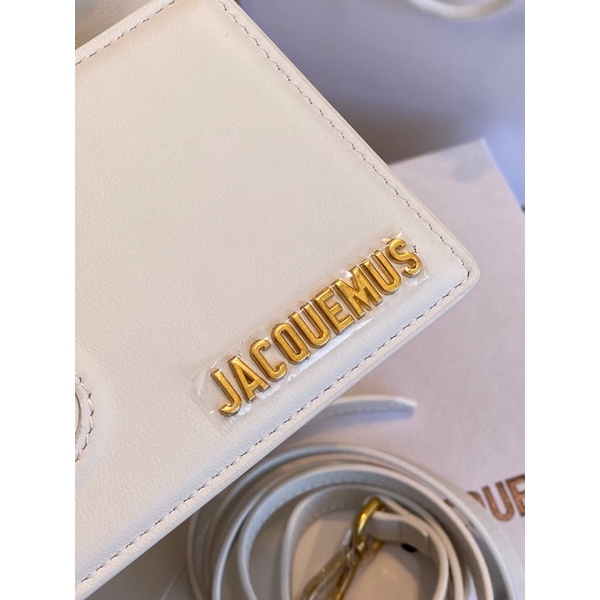 Túi tay cầm mini JACQUEMUS Le Bambino leather bag