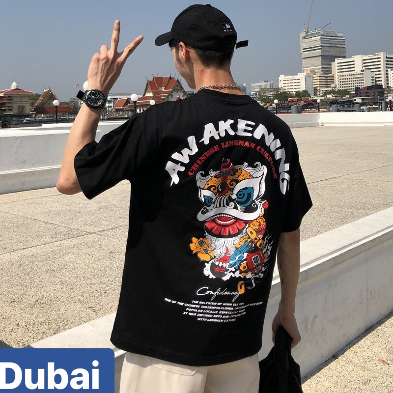 ÁO THUN NAM NỮ PHOM FROM RỘNG TAY LỠ KÌ LÂN PHONG CÁCH XCAO CẤP MỚI - DUBAI FASHION