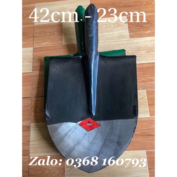 Xẻng làm vườn thép dày