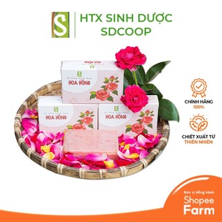 Xà bông sinh dược hoa hồng 100gram