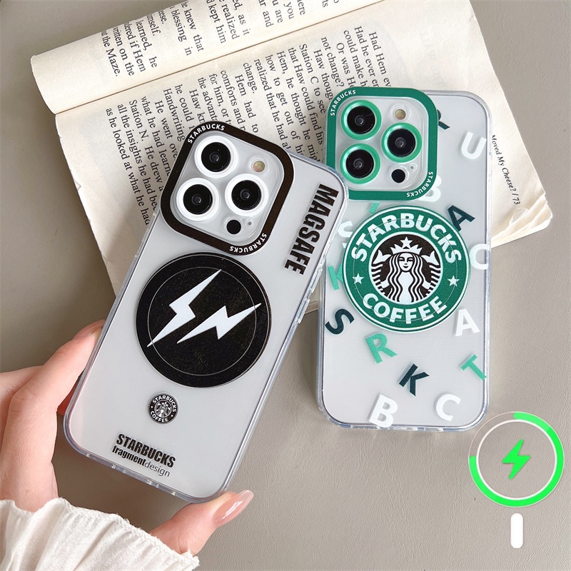 Ốp Điện Thoại iPhone 14 13 12 11 Pro max case ốp lưng điện thoại i phone 14 promax Trong Suốt Từ Tính Chống Rơi In Hình Cà Phê Cho ip 14 prm plus 13 12 11 pro max