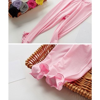 Leg ND03 Legging Cho Bé Gái Legging dài trơn nhiều màu sắc dễ thương