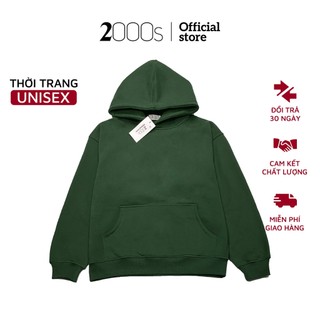 Áo Hoodie Unisex Form Rộng Basic