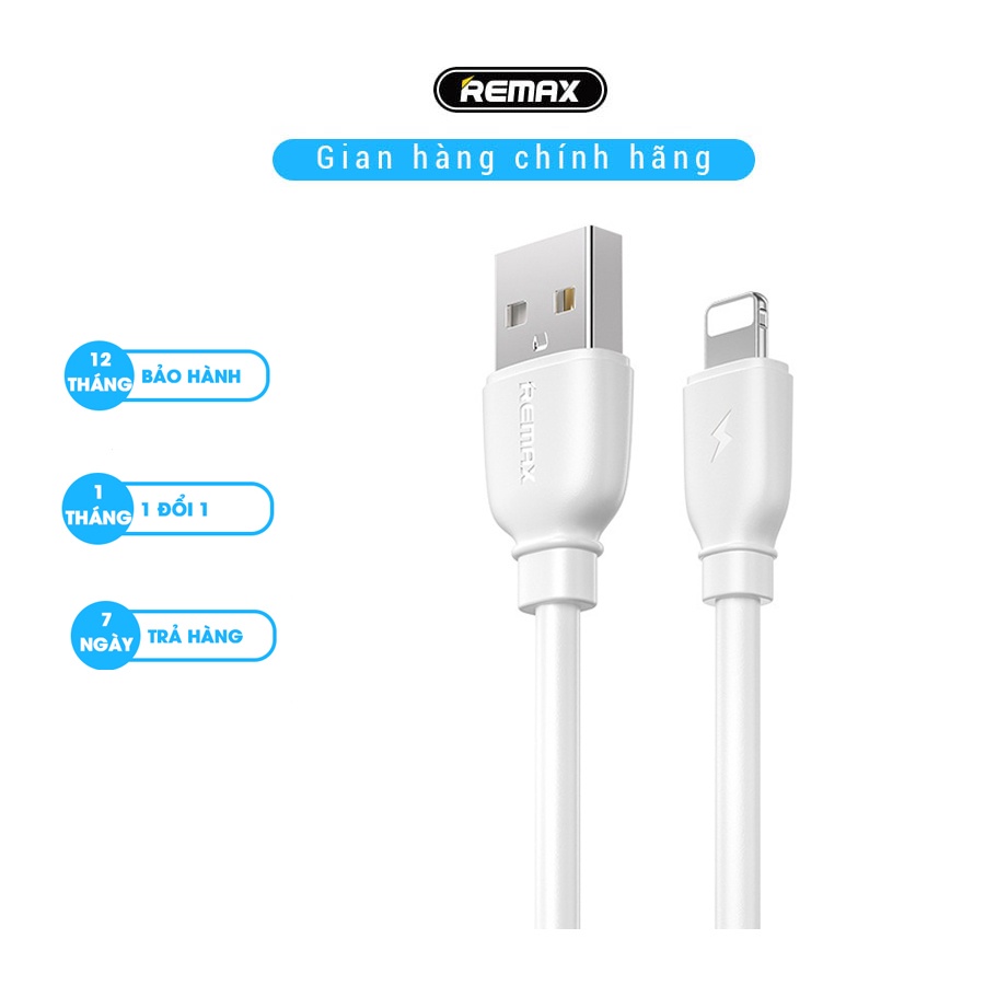 Dây cáp sạc và truyền dữ liệu Remax RC-138 2.4A dài 1m - Hàng Chính Hãng