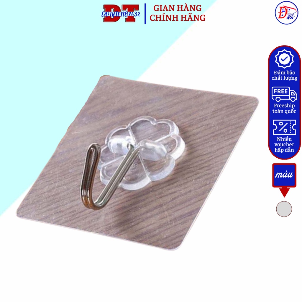[ GIÁ SỈ]  [COMBO 5 móc 10k] Móc Dán Tường Siêu Dính / 5 cái