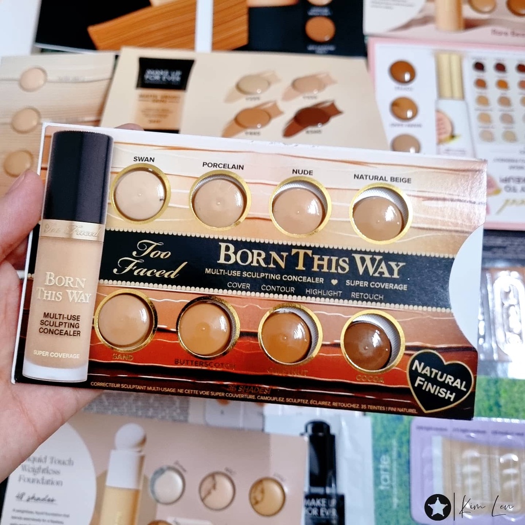 Sample, mẫu thử makeup các hãng. Mẫu thử kem nền, kem lót, che khuyết điểm