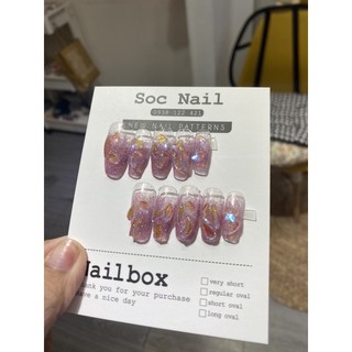 Móng giả đính đá pha Lê