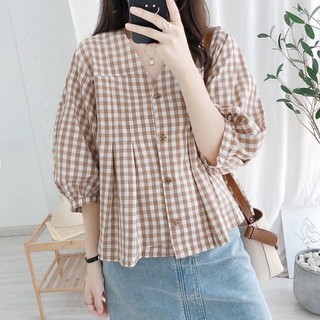 Áo Sơ Mi Kẻ Sọc Nữ