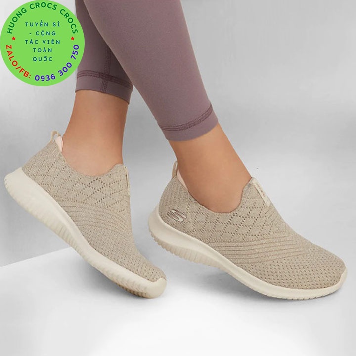 GIÀY THỂ THAO SKECHERS UNTRA FLEX II 149426 CHO NỮ MÀU KEM