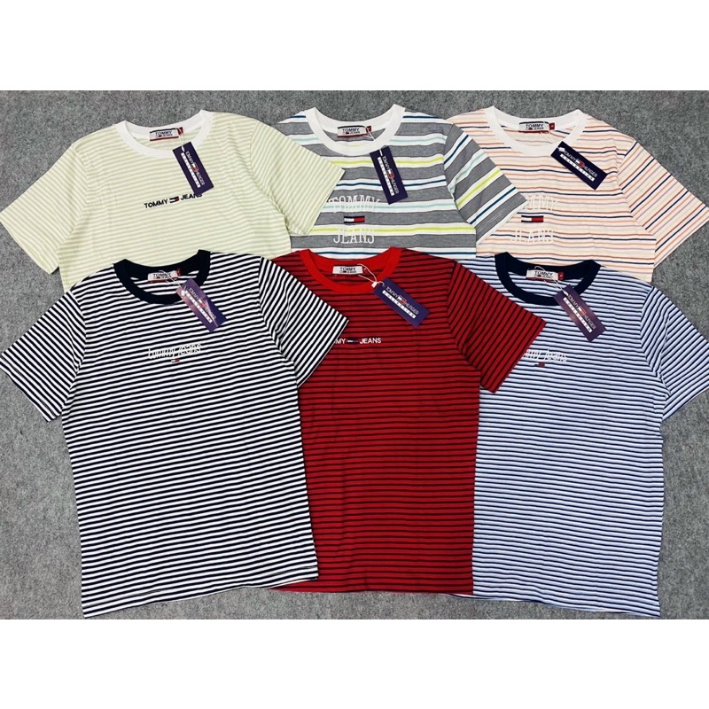 ÁO THUN SỌC TAY NGẮN