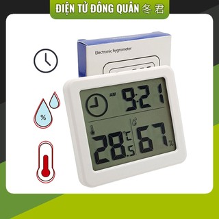 Đồng hồ đo nhiệt độ, độ ẩm, thời gian | Giám sát nhiệt độ, độ ẩm phòng