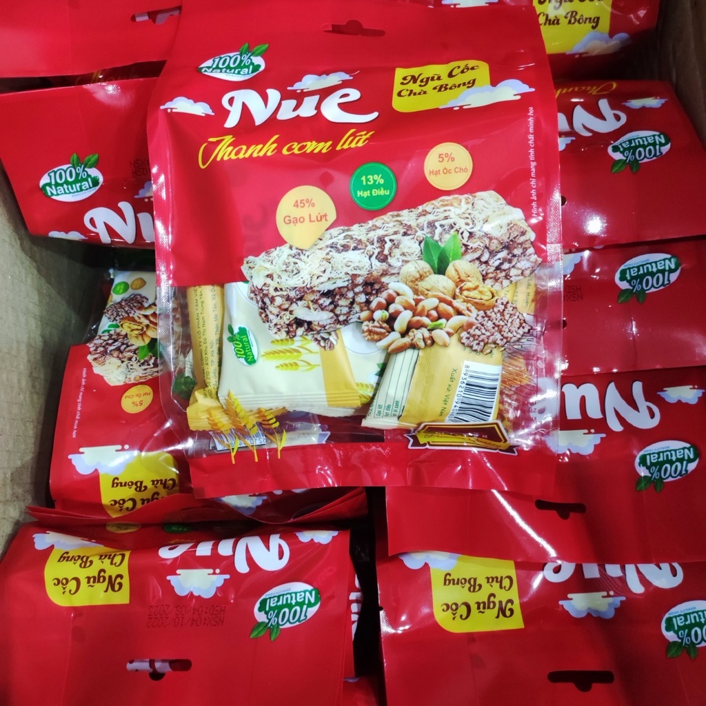 Thanh Cơm Lứt vị chà bông _ rong biển túi 135g