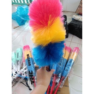 chổi quét bụi nilong size trung dài 45cm