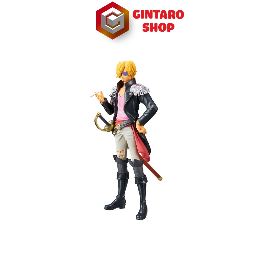 Mô hình Sanji FILM RED DXF The Grandline Men, Mô hình one piece Sanji chính hãng tem vàng chi tiết sắc nét Full Box