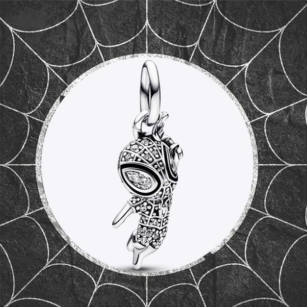 Mặt Dây Chuyền Mạ Bạc 925 Hình Người Nhện Cá Tính Thời Trang