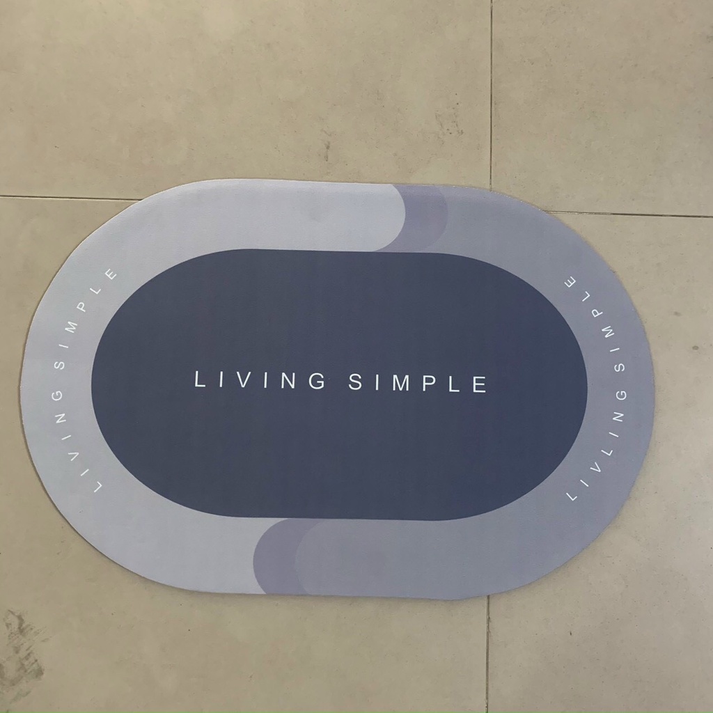 Thảm Chân Silicon Siêu Thấm Hút Không Tích Tụ Giữ Sàn Nhà Luôn Sạch Sẽ Và Khô Ráo
