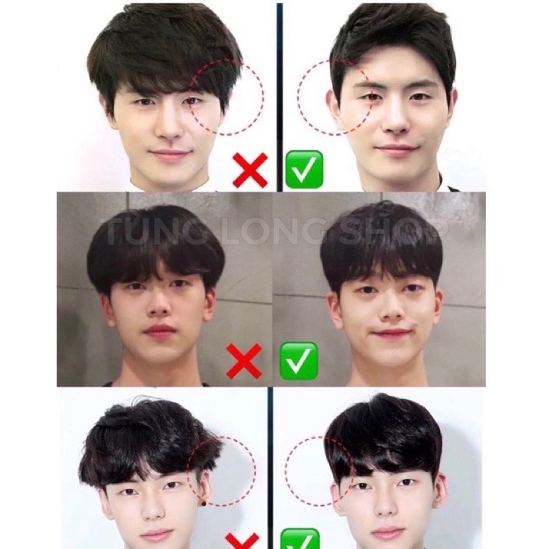 3 CHAI ÉP SIDE TẠO FORM TÓC NAM