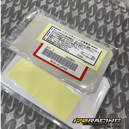 (HCM) Tem Dán Thông Số Carte Cub Chính Hãng HONDA Nhập Khẩu Nhật Bản