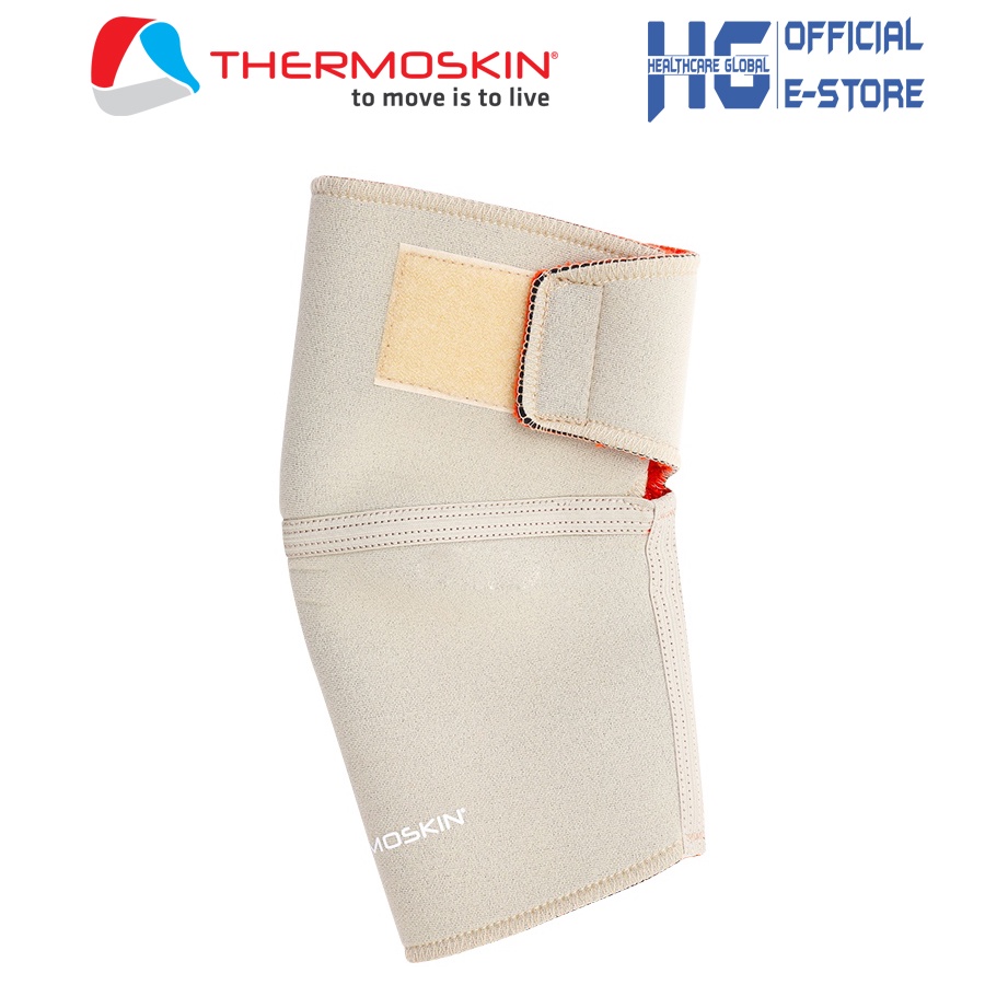 Băng nẹp khớp khuỷu tay THERMOSKIN giúp nén cơ toàn bộ vùng trên, dưới khuỷu tay khi chơi thể thao vận động tay mạnh
