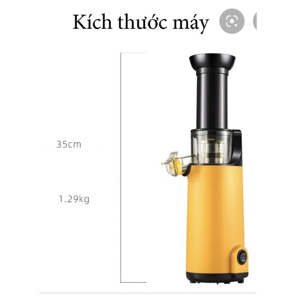 Máy ép chậm Mini. Máy ép hoa quả, củ quả HỒNG XINH
