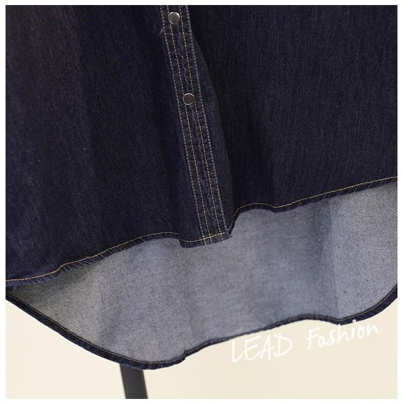 Áo Sơ Mi Dáng Rộng Phối Hai Túi Thời Trang Trẻ Trung Cho Nữ