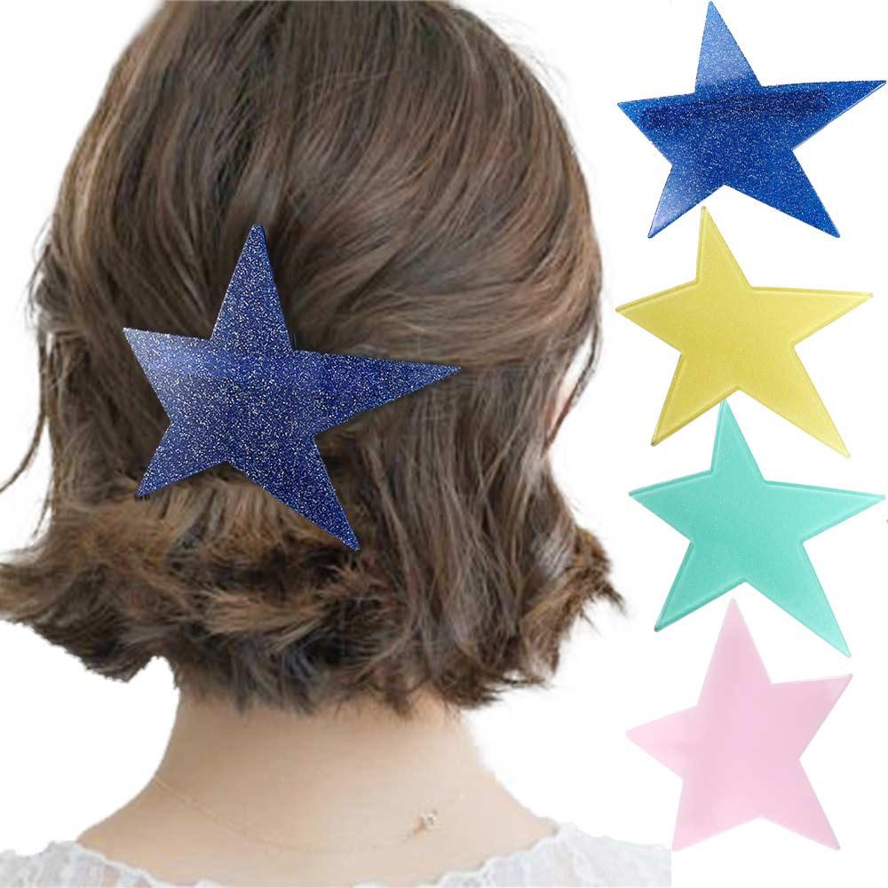 Kẹp Tóc Hình Ngôi Sao Phong Cách Hàn Quốc Ngọt Ngào Y2K