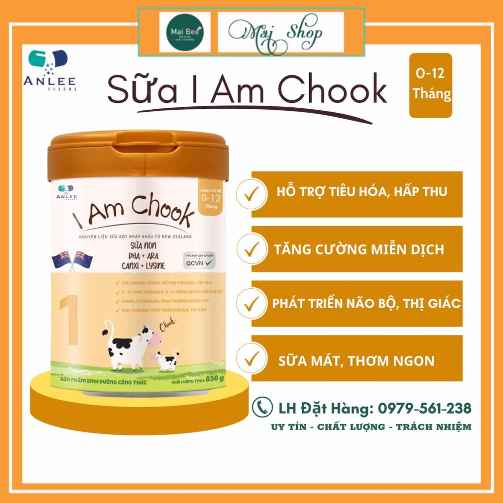 Sữa I Am Chook Số 1,2 - lon 850g